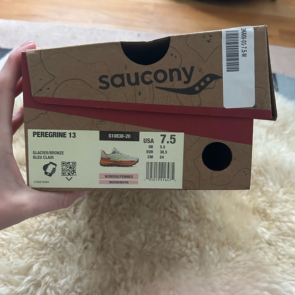 NIB Saucony Peregrine 13 women’s trail running shoes - Picture 5 of 5